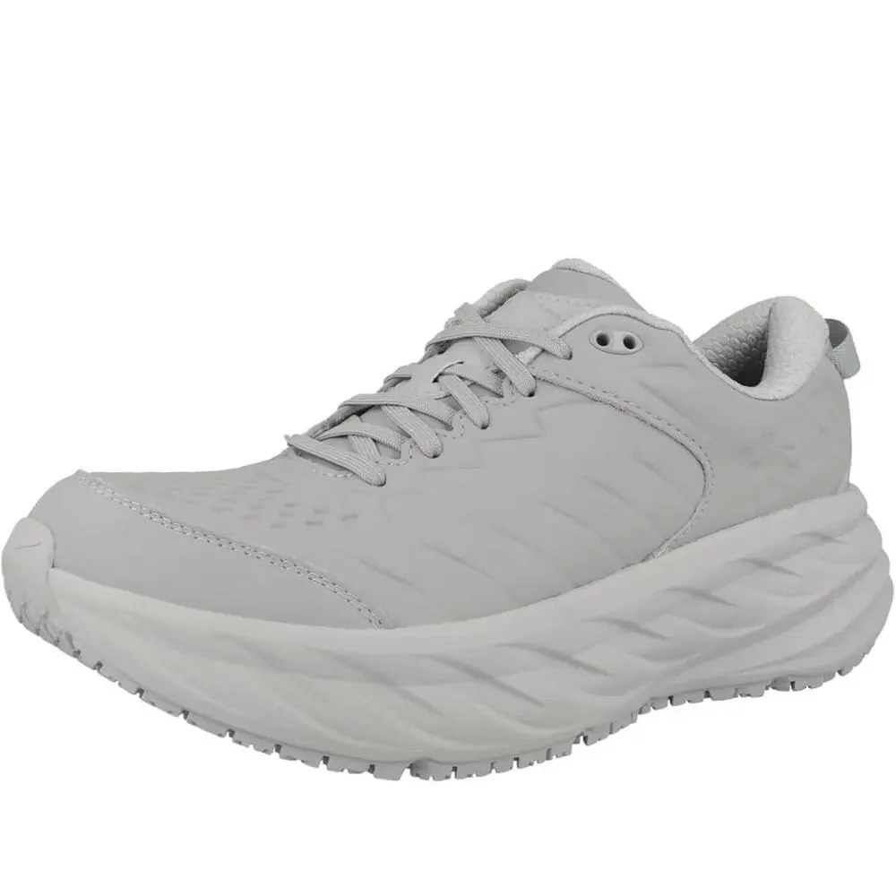 Hoka One One Bondi 1110520-HMLR Sneakers Men's 9.5 D Gray Running Shoes SHOP725
